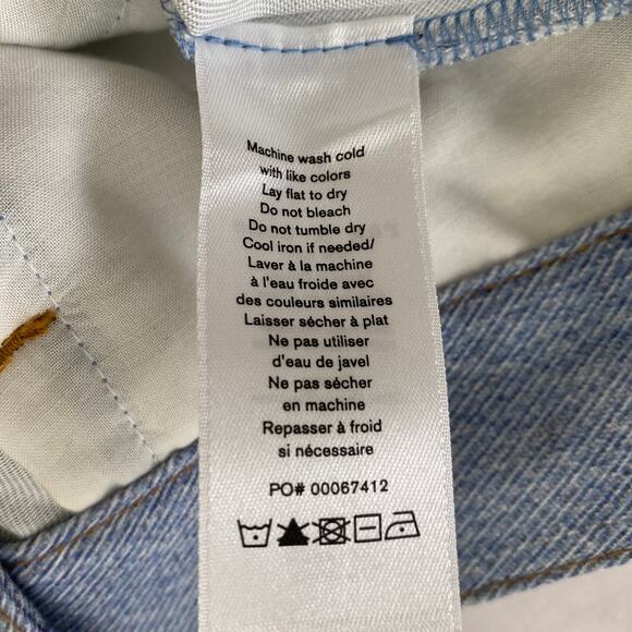 rag & bone Light Blue Midi Skirt L XL - Picture 12 of 14